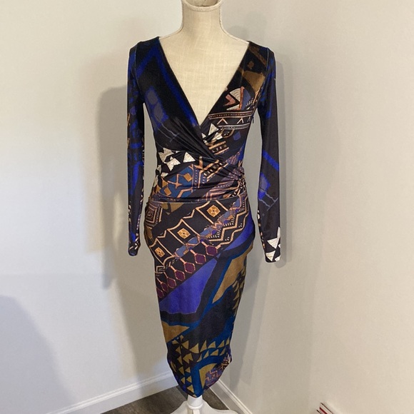 Fuzzi stretch velvet dress 40